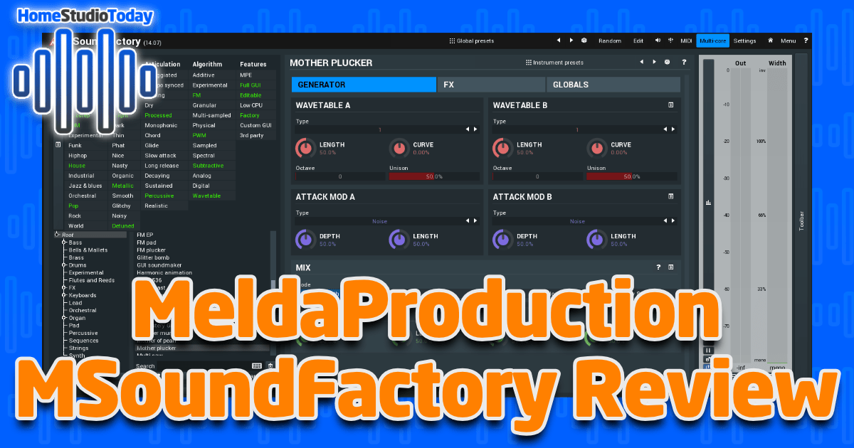 MeldaProduction MSoundFactory Review featured image