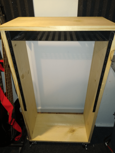 How To Build a Rack for Home Studio - empty rack