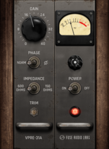 Fuse Audio Labs VPRE-31A review meter noise power